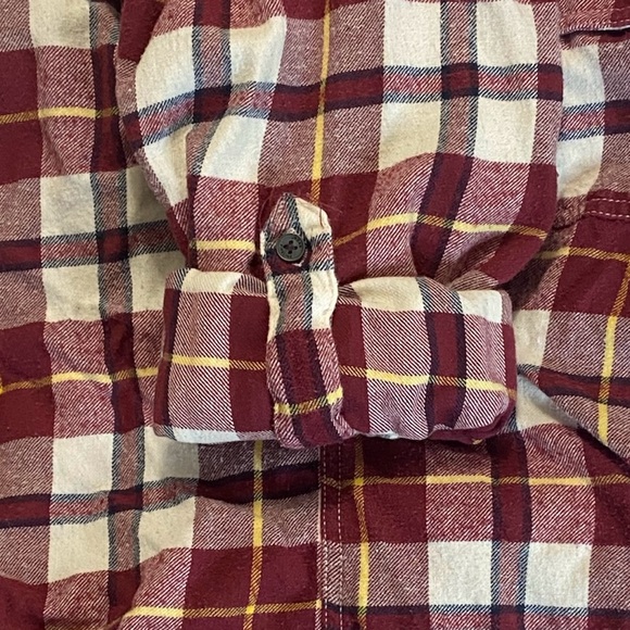 Urban Pipeline Men’s Red Yellow White Plaid Flannel Shirt Sz M‎ - Picture 5 of 7